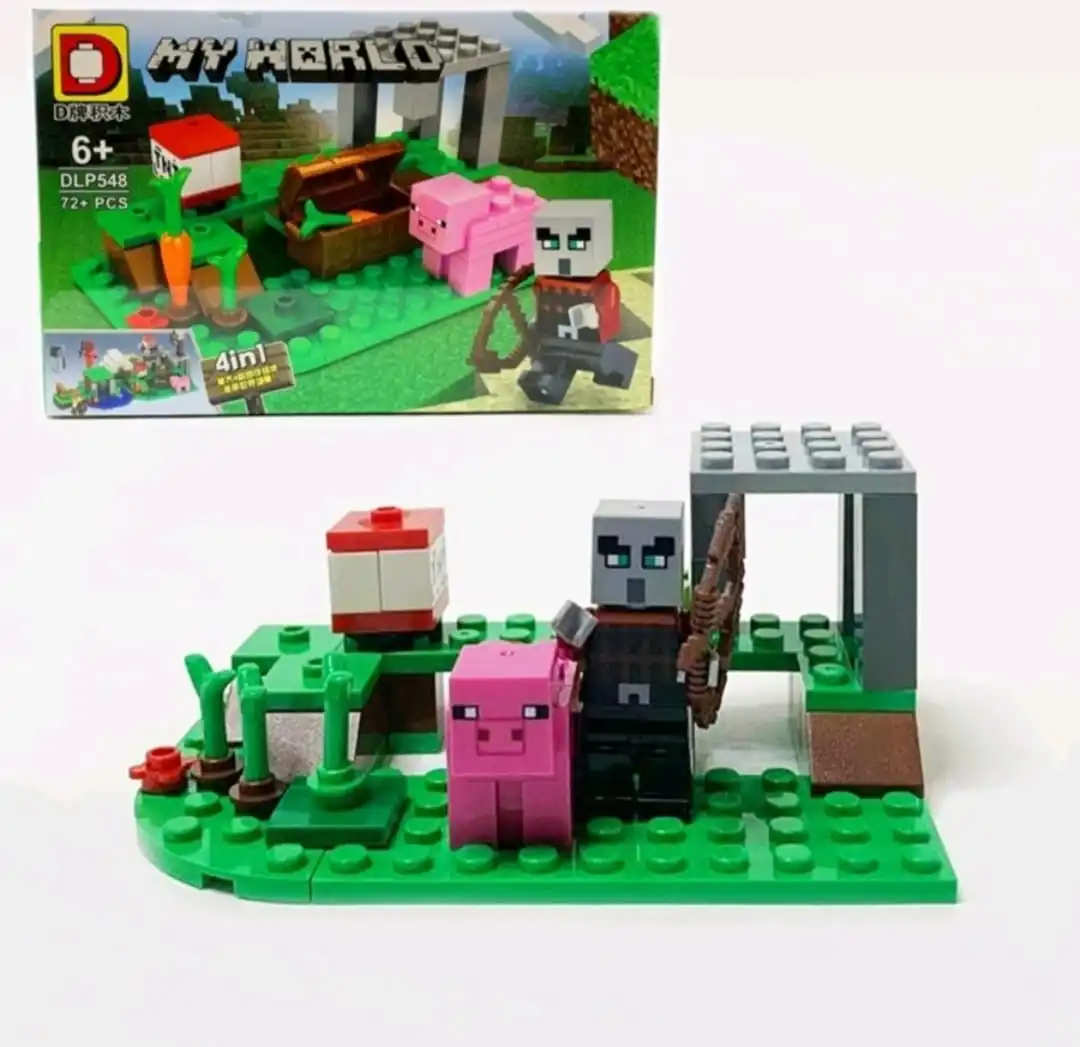 gamer .Конструктор Лего lego Майнкрафт/Lego Minecraft/70 элементов /для сборки детей.