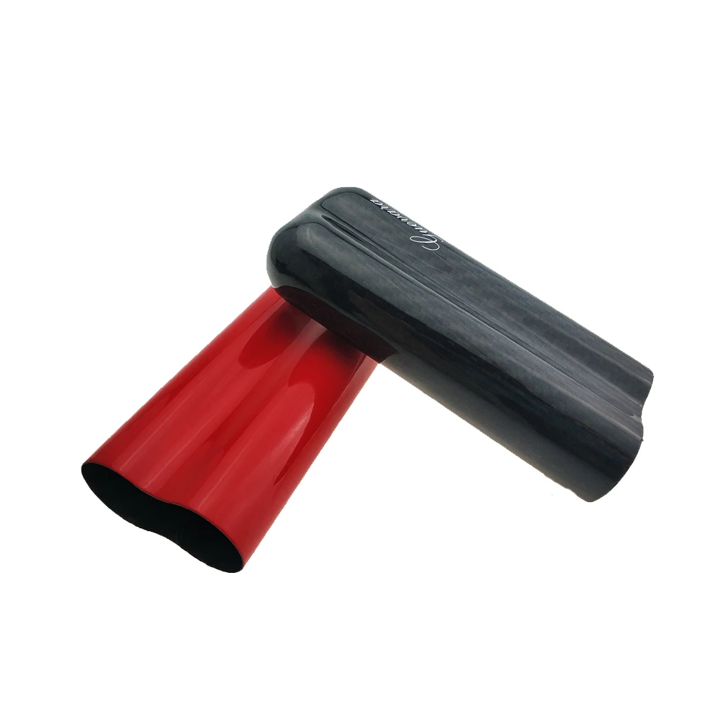 Чехол для сигар из углеродного волокна 2 трубки путешествий портативный