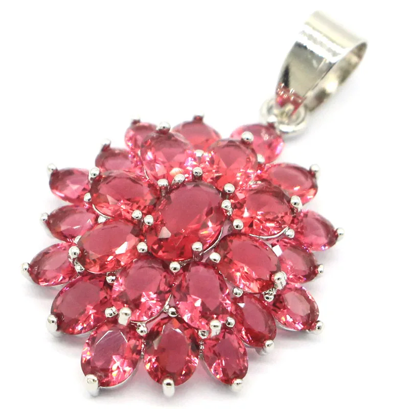 Роскошный висячий родолит 33x22 мм гранат фиолетовый танзанит для женщин свадебная