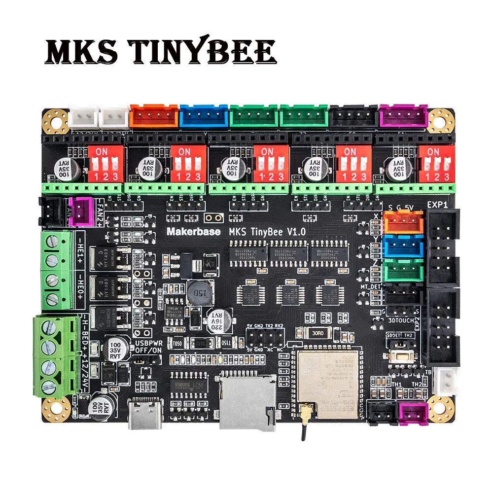 Автономный контроллер 32 бит Makerbase MKS DLC32 лазерный гравировальный станок ESP32 WIFI GRBL
