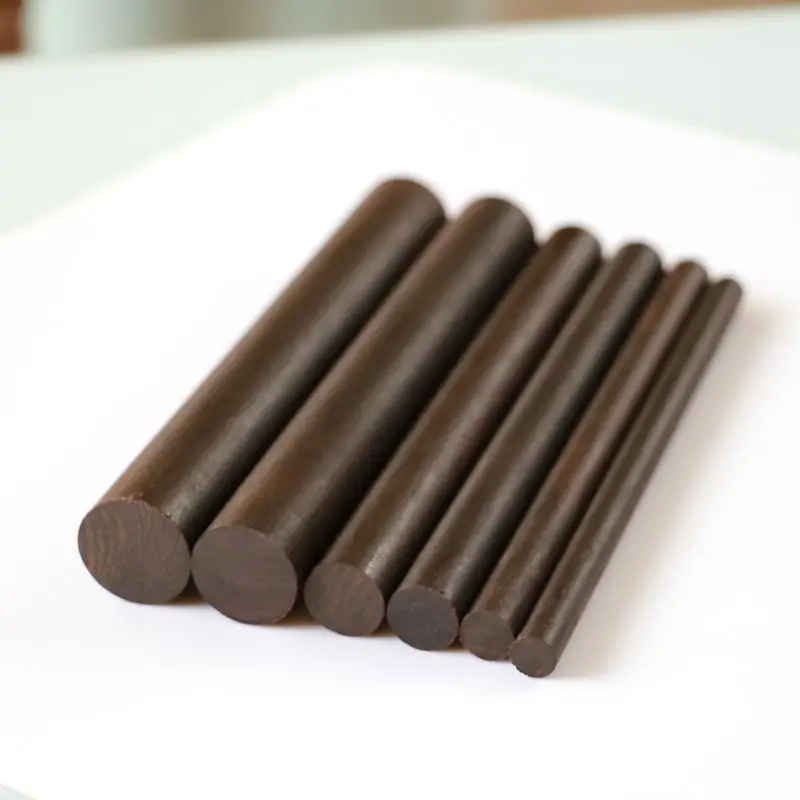 

5pcs lot African Ebony Dowel Pins wood lumber turning blanks pen making round stick pen make blanks