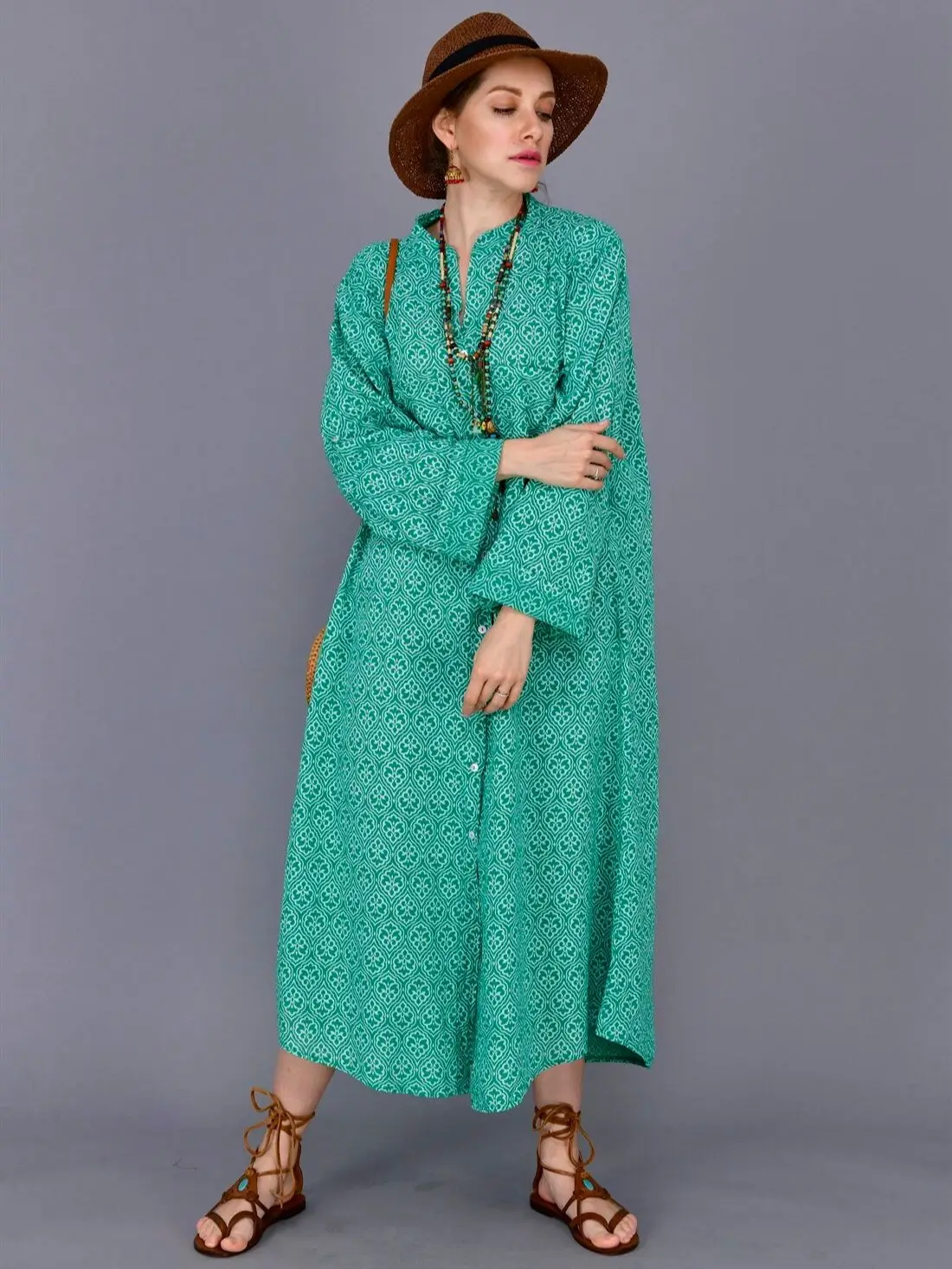 Женское длинное платье-рубашка с рисунком, минималистичное модное платье-рубашка в коллекции 3 разных цветов, лето-весна 2022
