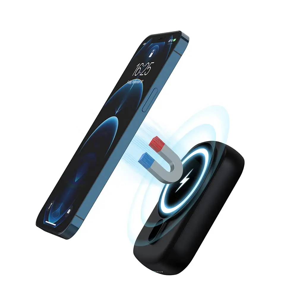 

Magnetic Wireless Power Bank 10000mAh Portable Charger 20W PD 3.0 USB C Battery Pack for iPhone 12/13 Pro/Max/Mini and More