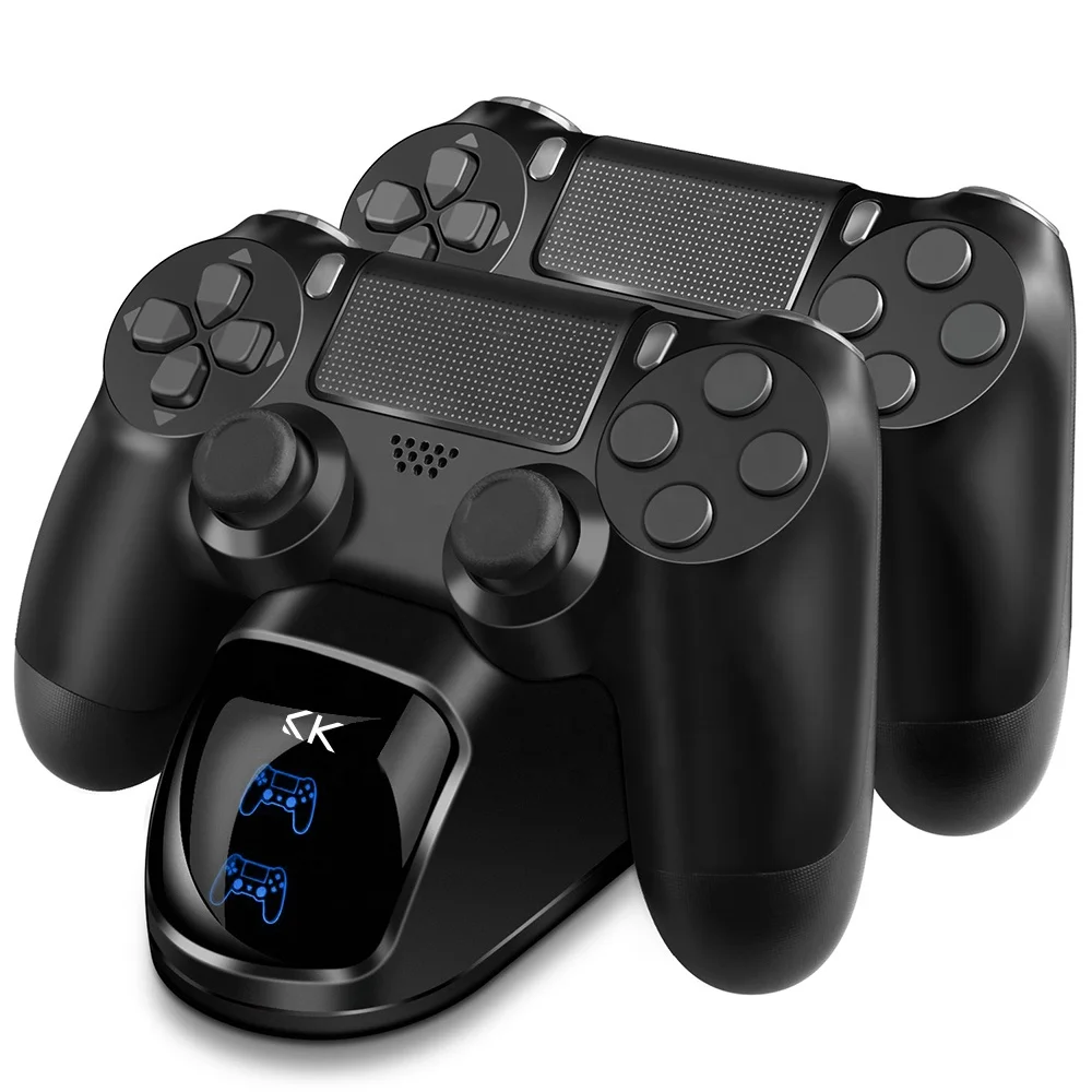 

Controller Charger Dock LED Dual USB PS4 Charging Stand Station Cradle for Sony Playstation 4 PS4 Gamepad