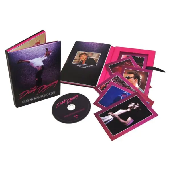 ORIGINAL MOTION PICTURE SOUNDTRACK DIRTY DANCING Deluxe Anniversary Edition: 6 Art Cards Bumper Sticker + Booklet. Hardbook pac |