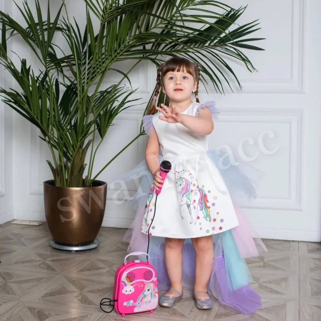 Kids Karaoke Speaker children speaker microphones | Электроника