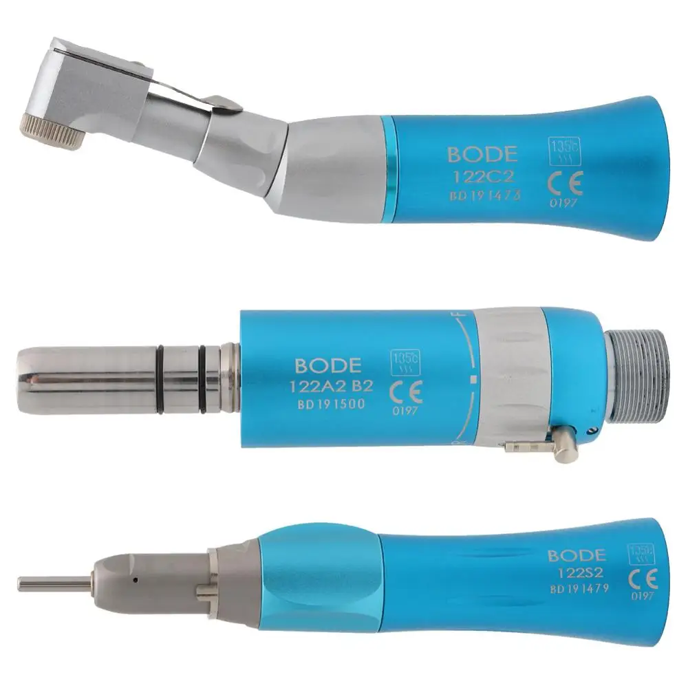 Low Kit 2Holes Blue Стоматологическая низкой Скорость наконечник воздушной турбиной прямой угловой наконечник пневматический двигатель 2/4 отверстия доступных BODE розовый - Цвет: Low Kit 2Holes Blue