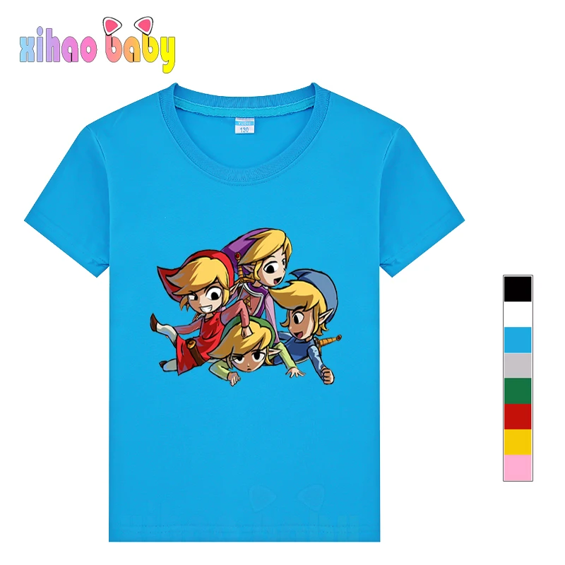 

New Baby Summer T Shirt Cartoon Printed Birthday Cotton Tops Tees Kids Children Casual Clothing T-shirt For Girls Boys
