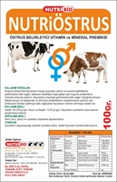 nutri ostrus ostrus modulator 100 g powder product that solves the problems of cows sheep and goats with fertility and estrog