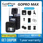 Экшн-Камера GoPro MAX 360 с сенсорным экраном сферическая 16 МП 5.6K30 1080P HD видео прямая трансляция Спорт insta360 X2 PK Hero 10