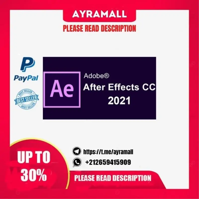 

{✔️Adobe After Effects CC 2021✔️Genuine✔️-PLEASE READ DESCRIPTION}