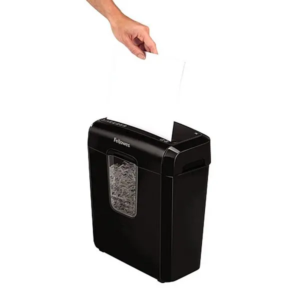 Измельчитель бумаги Micro-Cut Fellowes 4687401 11 L 6 листов черный | Компьютеры и офис