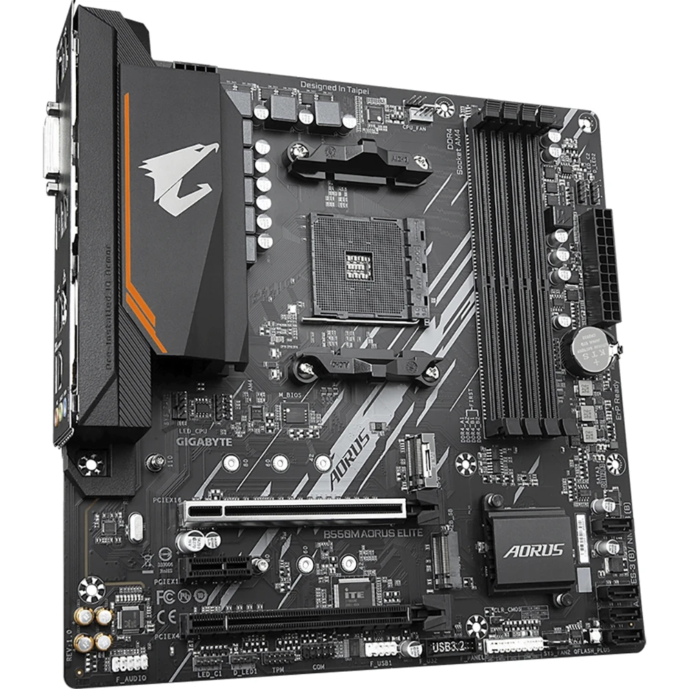 Материнская плата Gigabyte B550M AORUS ELITE | Компьютеры и офис