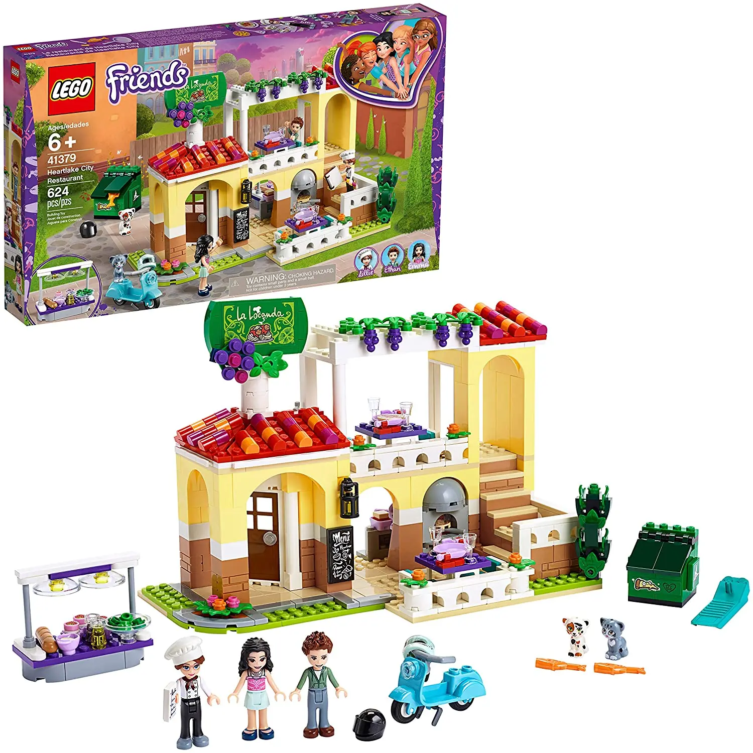 lego friends restaurante