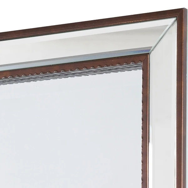 Зеркальная синтетическая смола скошенная стеклянная бронза (70x4x100 см) от