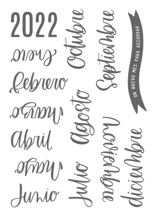 2022 испанские штампы прозрачные для скрапбукинга Прозрачная силиконовая резина