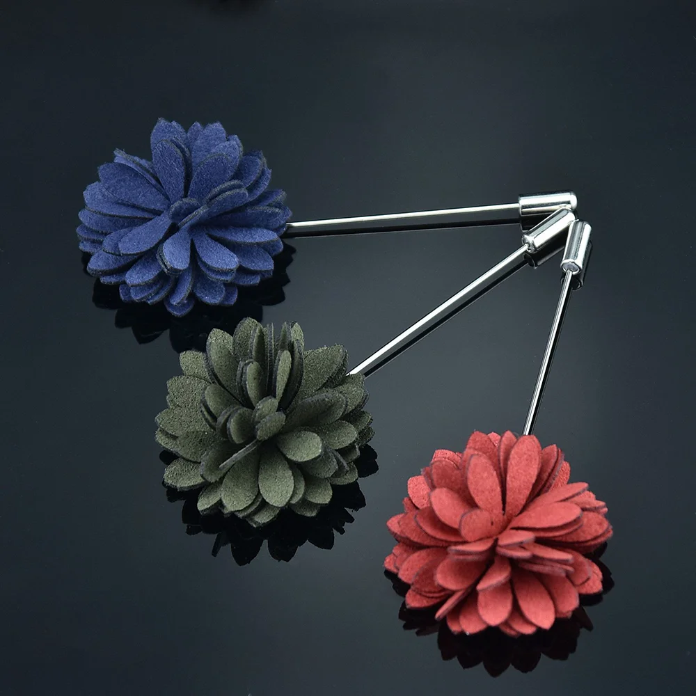 Брошь В Виде Цветка на лацкан для мужчин и женщин булавка ручной работы