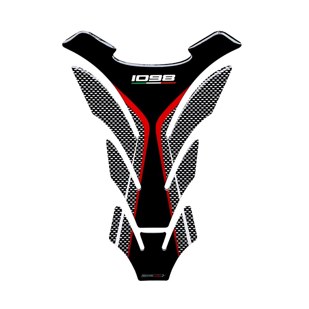 3D-наклейки на мотоцикл для Ducati 1098 S триколор/1098 R Bayliss Edition защитная накладка
