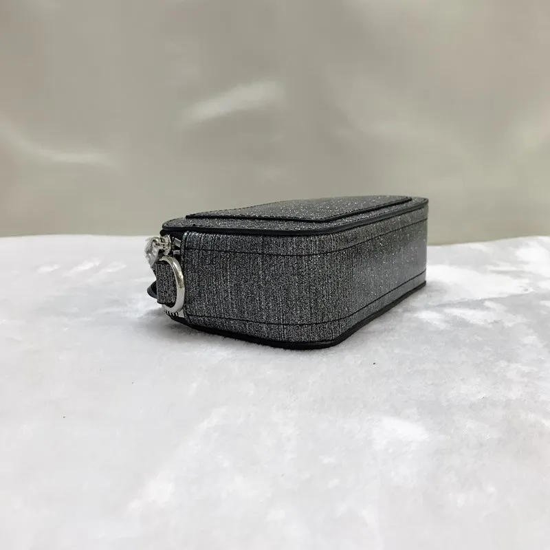 

2021 Fashion Women's Shoulder Bag Designer Letter Wide Strap Leather Women's Bag Wide Strap Double Zipper Purse Messenger Bag