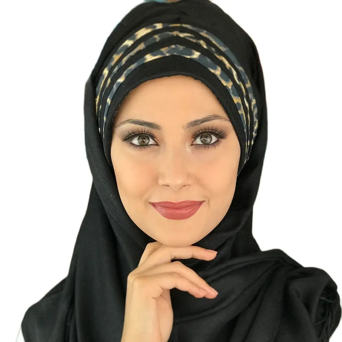 

New Fashion Islamic Muslim Headscarf Hijab Clothing Scarf Hijab Ready Wrap Black Hijab Instant Hijab