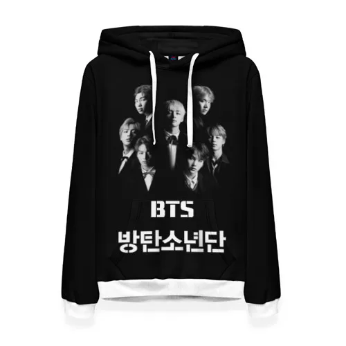 Женская толстовка 3D BTS | одежда