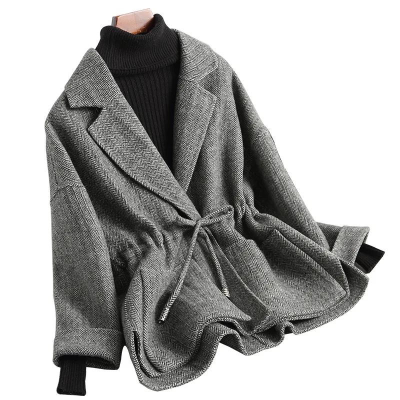

Fashion new short woolen coat coat women's clothing