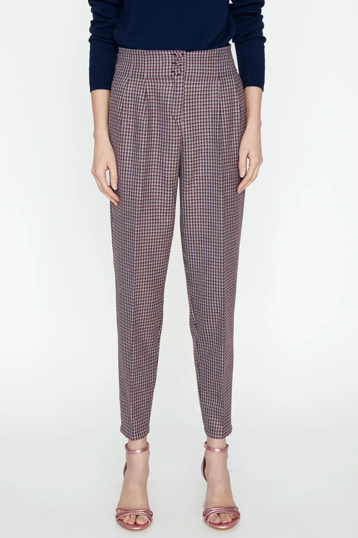 Koton женские темно-синие брюки 9 KAK42066UW | Женская одежда