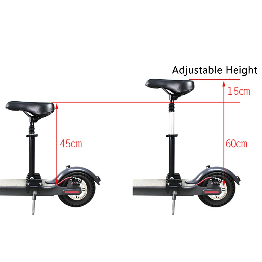 

Adjustable Electric Scooter Seat Saddle for AOVO Pro/ M365 Pro or Xiaomi 1:1 E-Scooter iScooter i9 Series