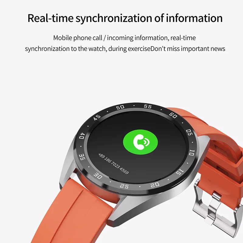 Мужские и женские умные часы IP67Waterproof круглый экран измерение артериального