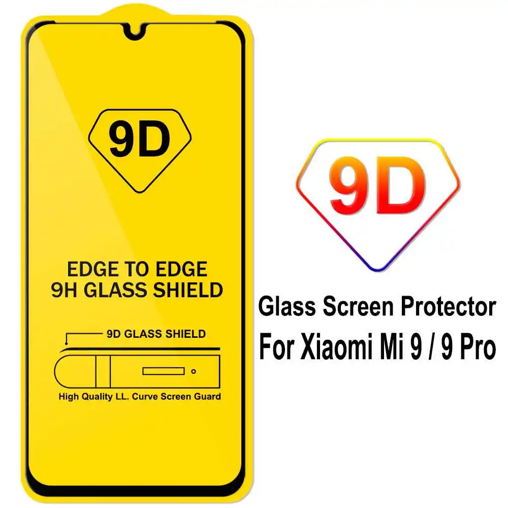Закаленное стекло для Xiaomi Mi 9/9 Pro плоское 2.5D 9H 0 3 мм защитное покрытие экрана