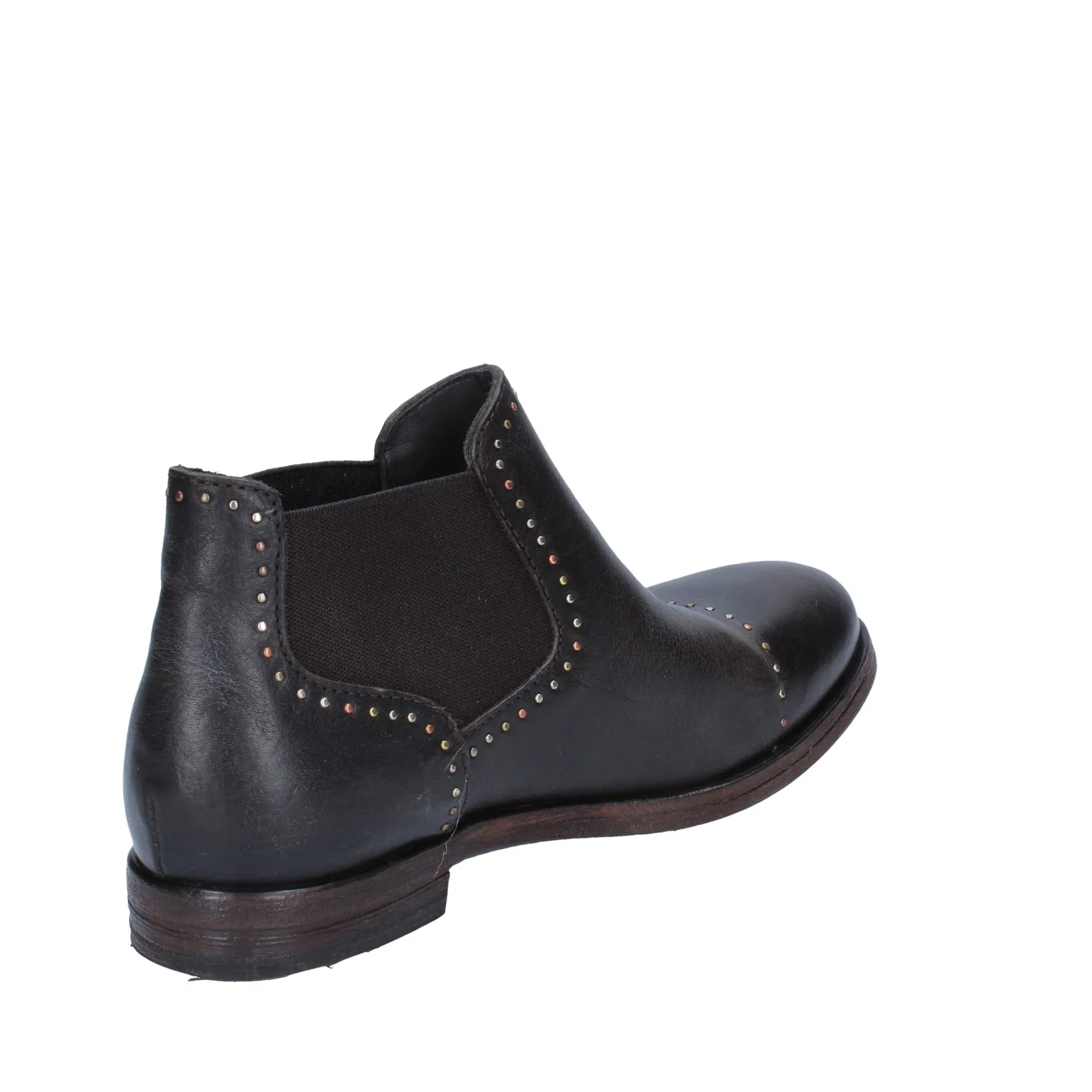 MOMA/женские ботильоны из коричневой кожи | Обувь