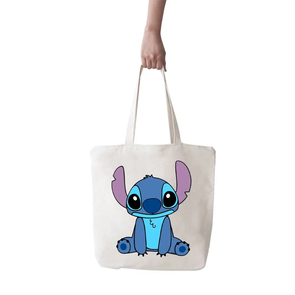 Большая пляжная сумка-тоут с принтом Angemiel Lilo &amp Stitch | Багаж и сумки