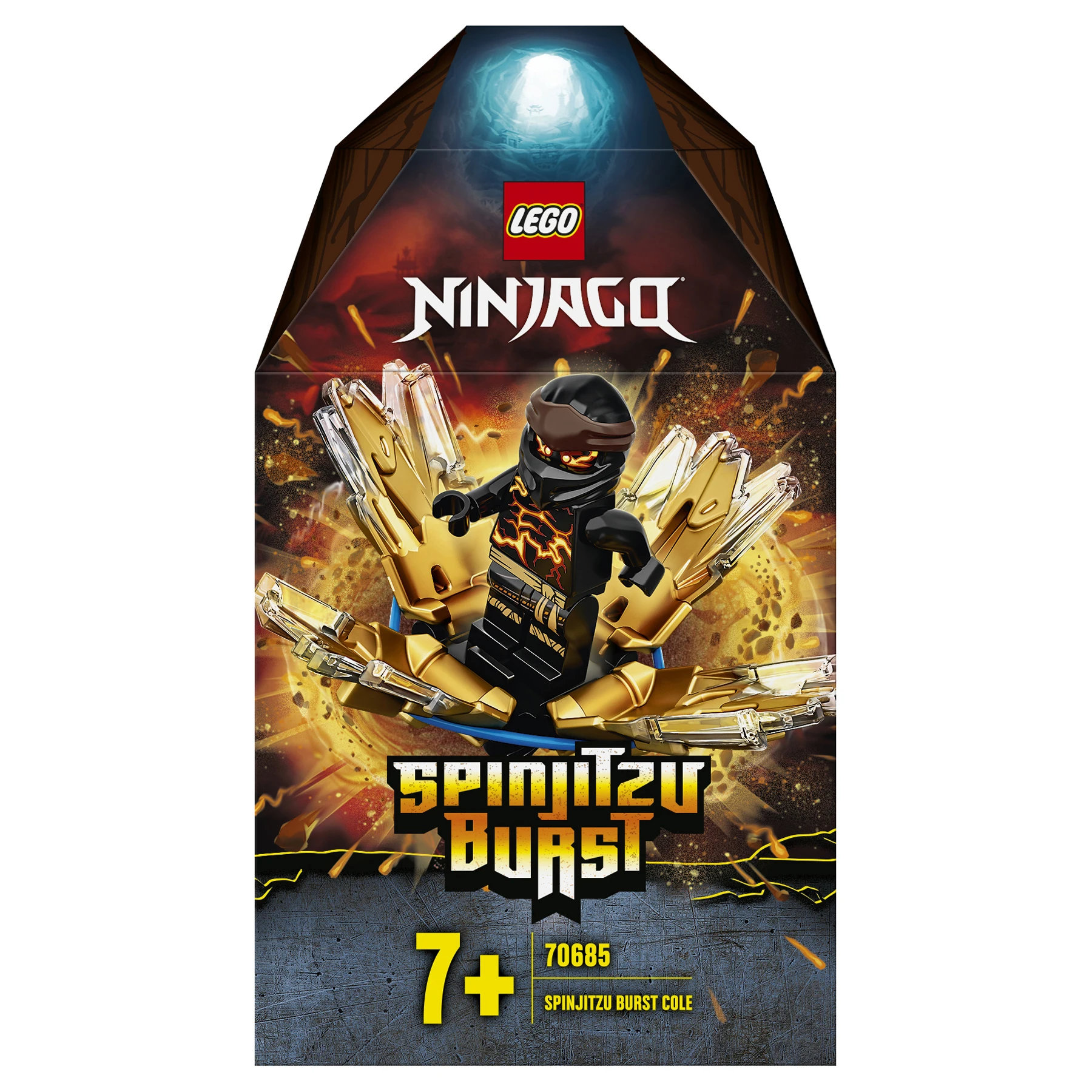 Конструктор LEGO NINJAGO 70685 Шквал Кружитцу — Коул | Игрушки и хобби