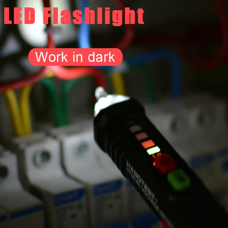 Детектор напряжения HT90 Бесконтактный индикатор HABOTEST Электрический тестер умный