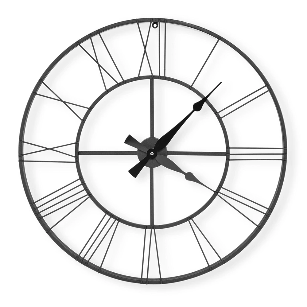 

Metal Wall Clock, Ideal for Office and Home, Home Decor, Wall Decor, Stylish and Classic Design, Living Room Decoration