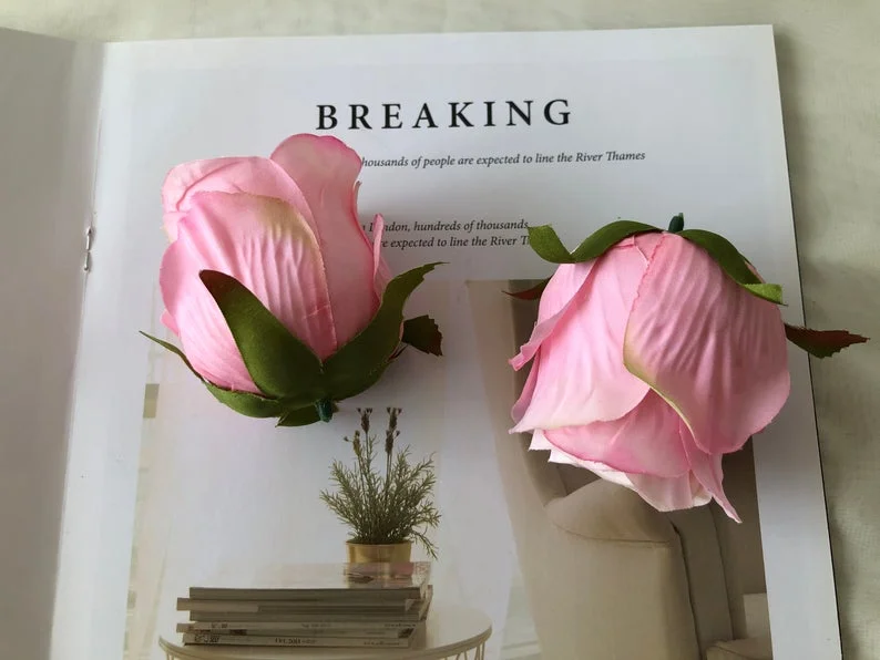 10 шт. розовые Искусственные Шелковые Розы оптом искусственные цветы для свадьбы