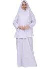 Мусульманское закрытое Молитвенное платье, мусульманское традиционное хлопковое женское приталенное платье iki, комплект из 2 предметов Рамадан случайного цвета