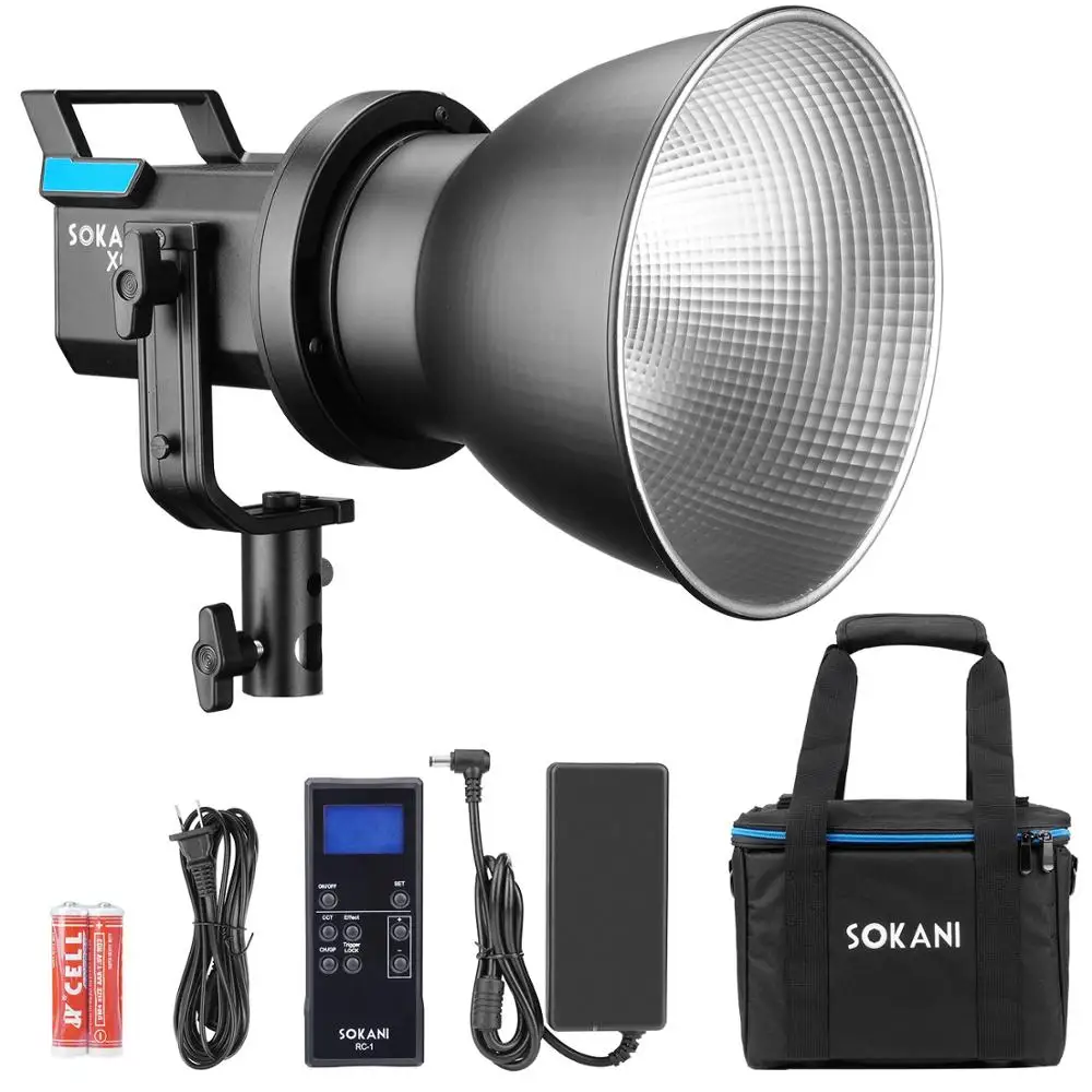 Sokani X60 версия 2 v2 COB LED видео светильник 80 Вт 5600K дневсветильник Свет регулировка
