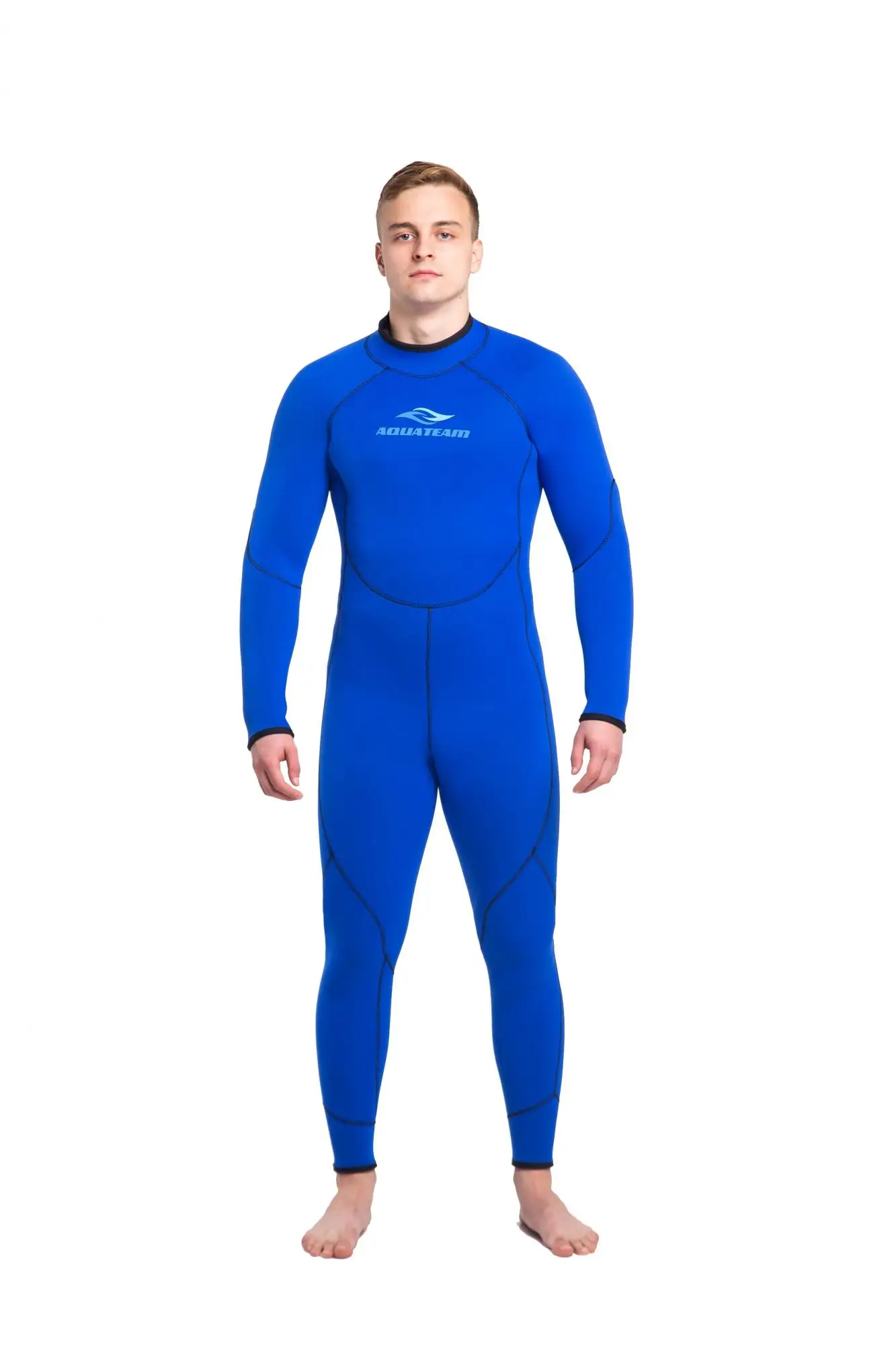 Гидрокостюм Монодайвинг 5мм ультраспан/нейлон синий | Спорт и развлечения