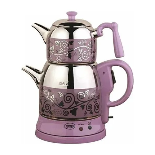 

Ozkent K-662 Violet Steel Tea Machine Turkish Electric Teapot, Tea Kettle Machine Maker, Samovar, Turkish Tea Maker, Tea Urn