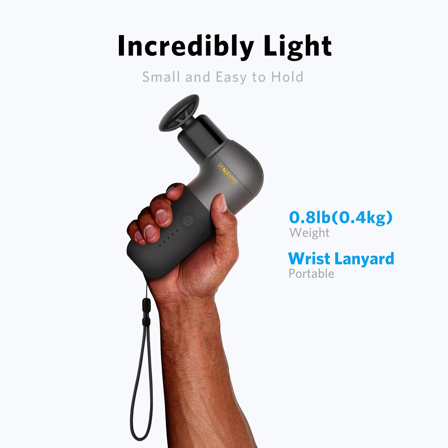 구매 Naipo 미니 마사지 총, Naipo 휴대용 딥 티슈 타악기 5 Intensities, USB 충전-야외 홈 헬스 클럽 저렴한 Naipo 미니 마사지 총, Naipo 휴대용 딥 티슈 타악기 5 Intensities, USB 충전-야외 홈 헬스 클럽