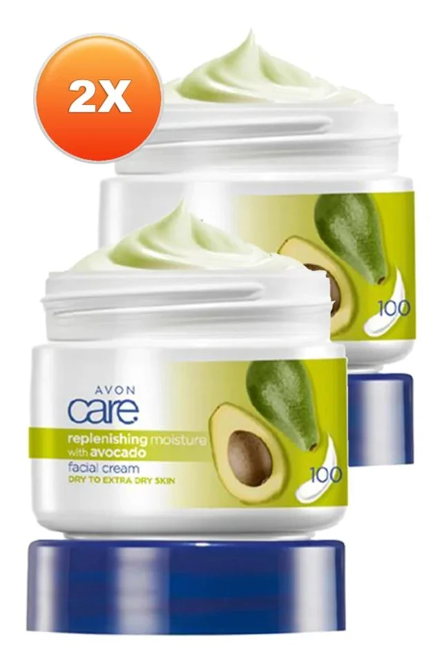 Avon Care Dry Skin For Avocado Essence Face Cream 100 Ml. Dual 432487909