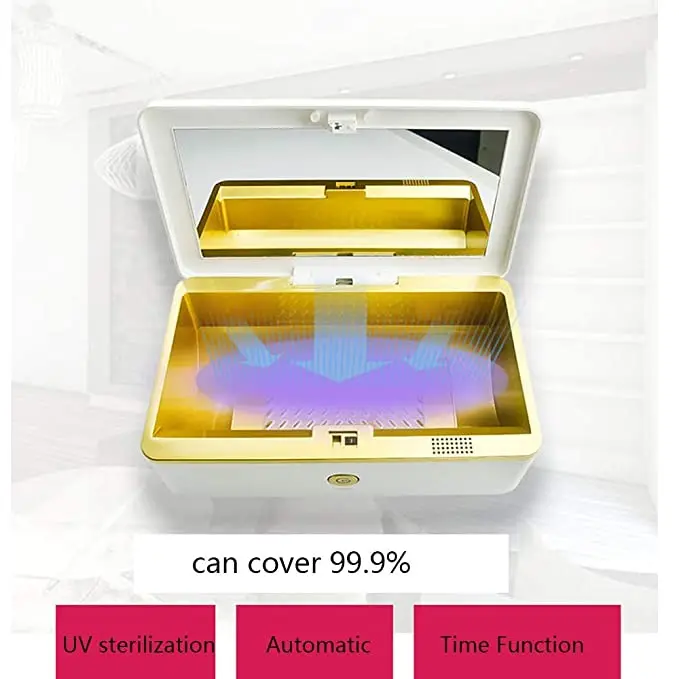 Портативный стерилизатор для телефона дезинфекция озона с бактерицидной лампой