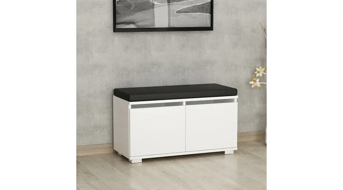 

Сидящая стойка для обуви Drago и пышная белая