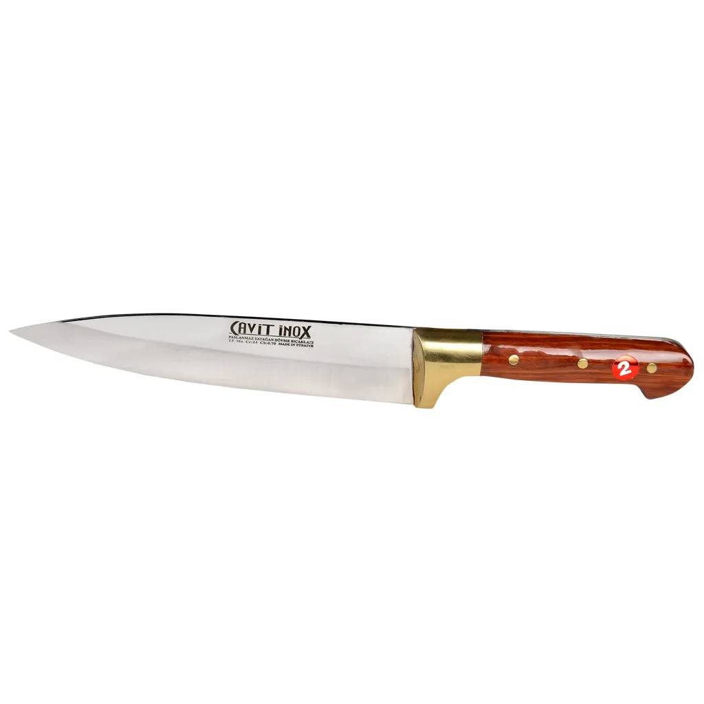 

Wooden Handle Handmade Chef Knife No.2