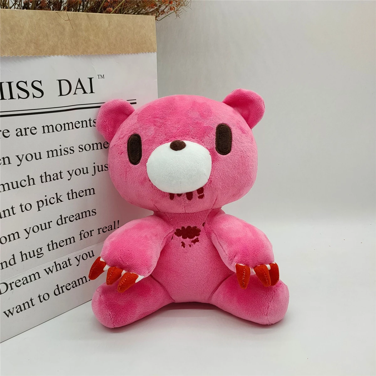9.5 inch Gloomy Bear And Gloomy Plush Toys Pink Pig Stuffed Doll Plushies Kids Gift