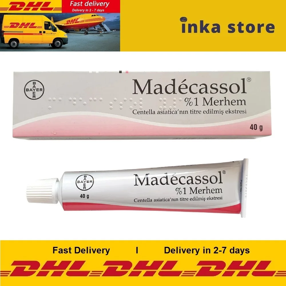 Крем Madecassol 40 г шрам травма от акне морщин растяжек ран ожогов пятен кожи шрамов