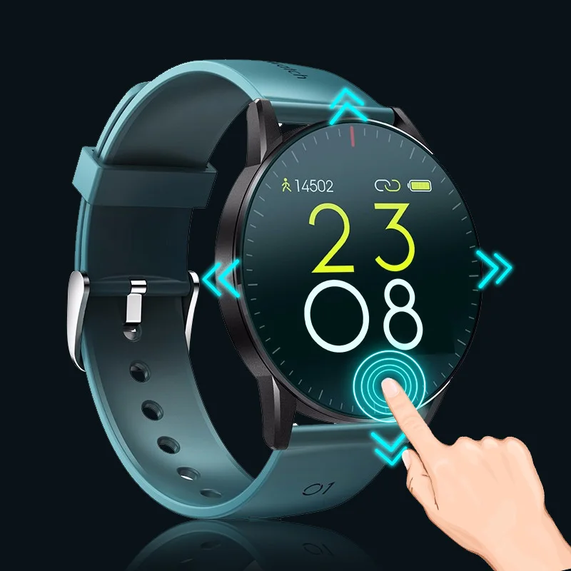 HD Full Press Screen Smart Watch Men Heart Rate women's watches Blood Pressure Wristwatch Clock IP67 Waterproof For IOS Android |