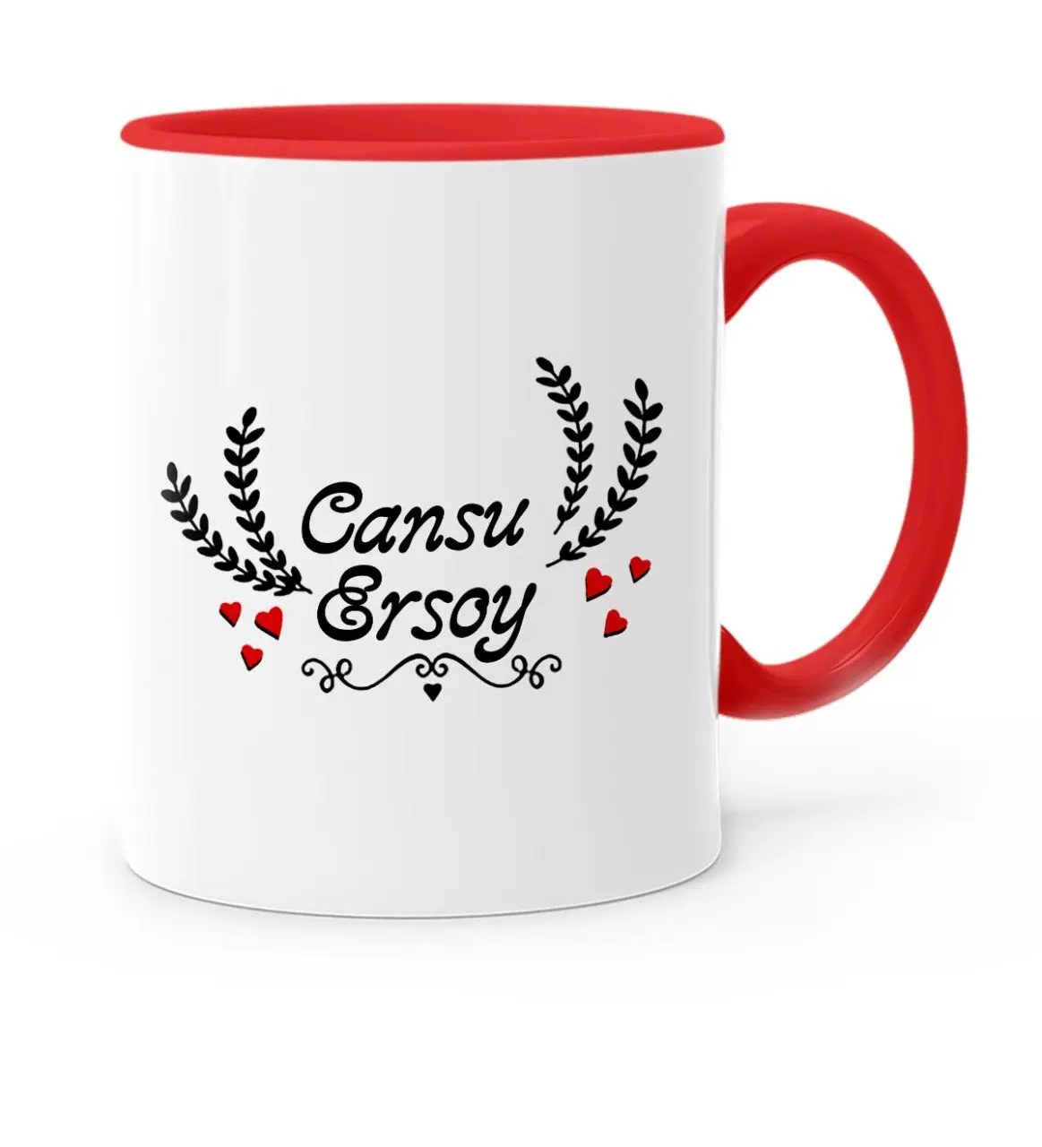 

Personalized Valentine 'S Day Themed Red Mug Cup-32