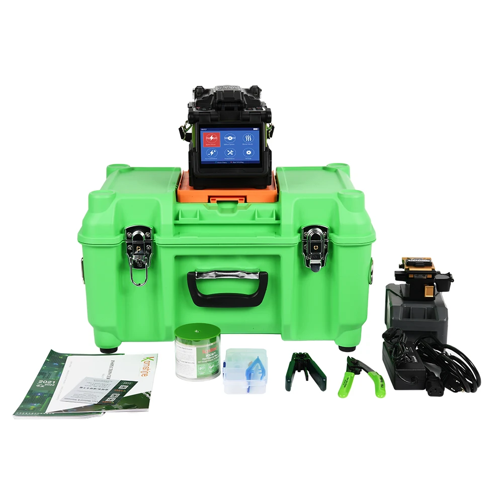 Empalmador de fusi&oacute;n para maletero de 6 motores KomShine FX39 6S, empalme, calor de 16S, bater&iacute;a de 7800mAh, 400 ciclos de empalme y calentamiento-0